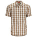 Simms Big Sky SS Shirt Driftwood Plaid Image 01