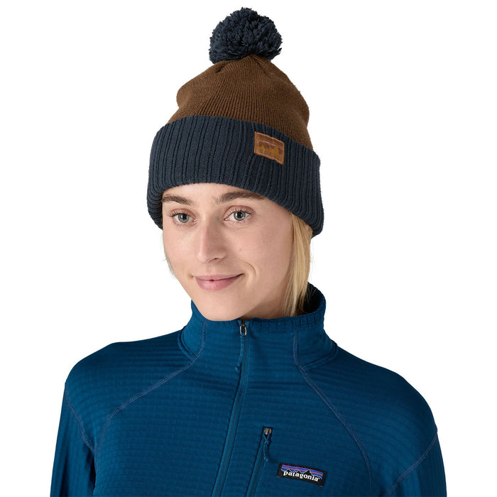 Patagonia Powder Town Beanie '73 Skyline: Shelter Brown Image 02