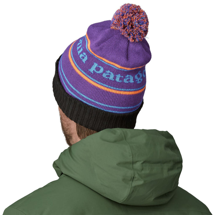 Patagonia Powder Town Beanie Park Stripe: Purple Image 03