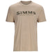 Simms Logo T-Shirt RC Olive Drab/Oatmeal Heather Image 01