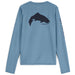 Simms Kid's Solar Tech Crew Neck Neptune/Trout Image 01