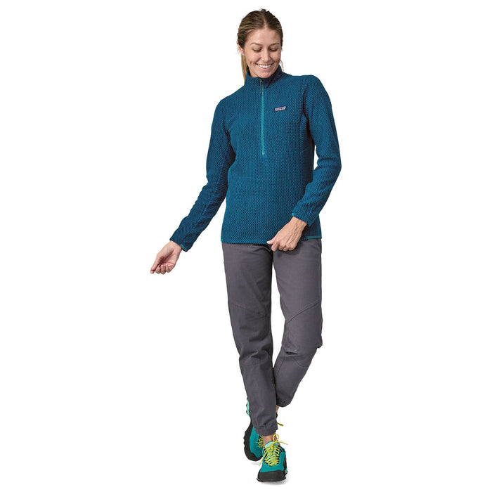 Patagonia Womens R1 Air Zip Neck Lagom Blue Image 02