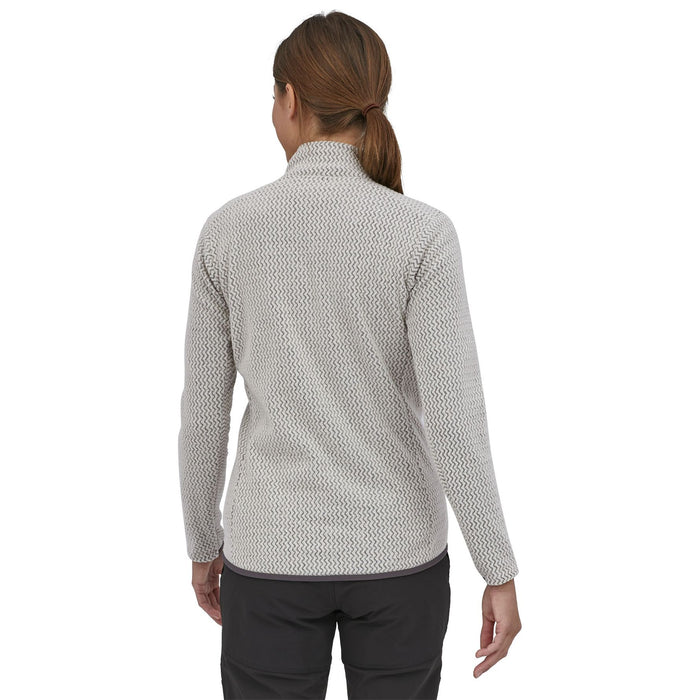 Patagonia Womens R1 Air Zip Neck Wool White Image 03