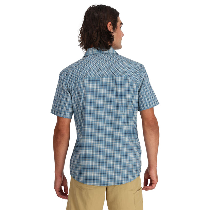 Simms Stone Cold SS Shirt Midnight Plaid Image 03