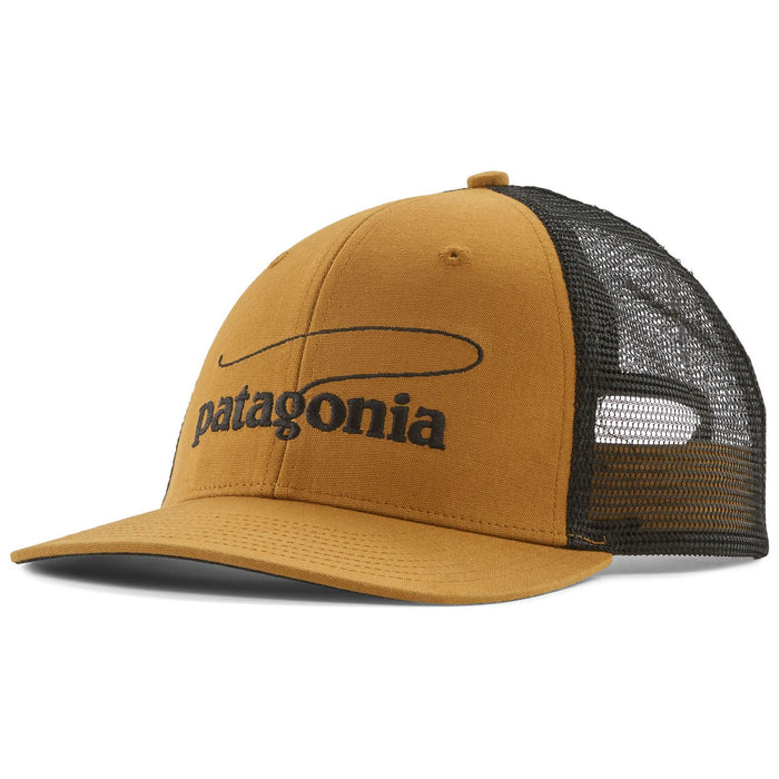 Patagonia Take a Stand Trucker Hat Casting Logo: Raptor Brown Image 01