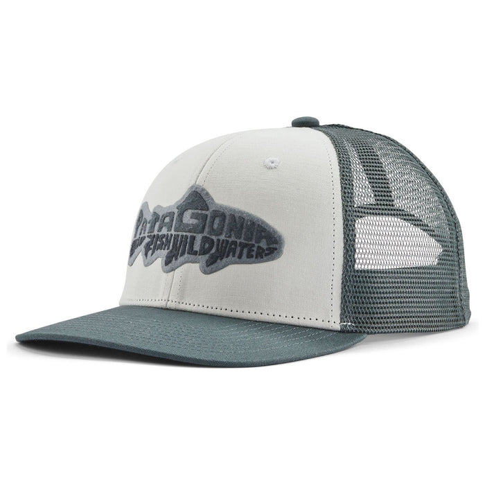 Patagonia Take a Stand Trucker Hat Wild Waterline: White Image 01