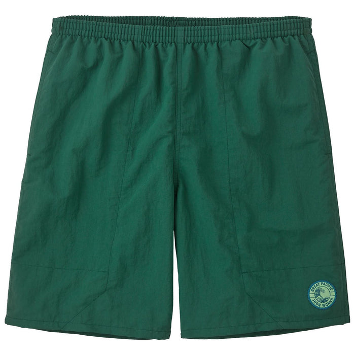 Patagonia Men's Baggies Longs - 7 in. GPIW Crest: Conifer Green Image 01