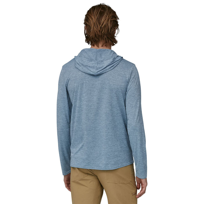 Patagonia Men's Cap Cool Daily Hoody Steam Blue - Light Plume Grey X-Dye Image 03