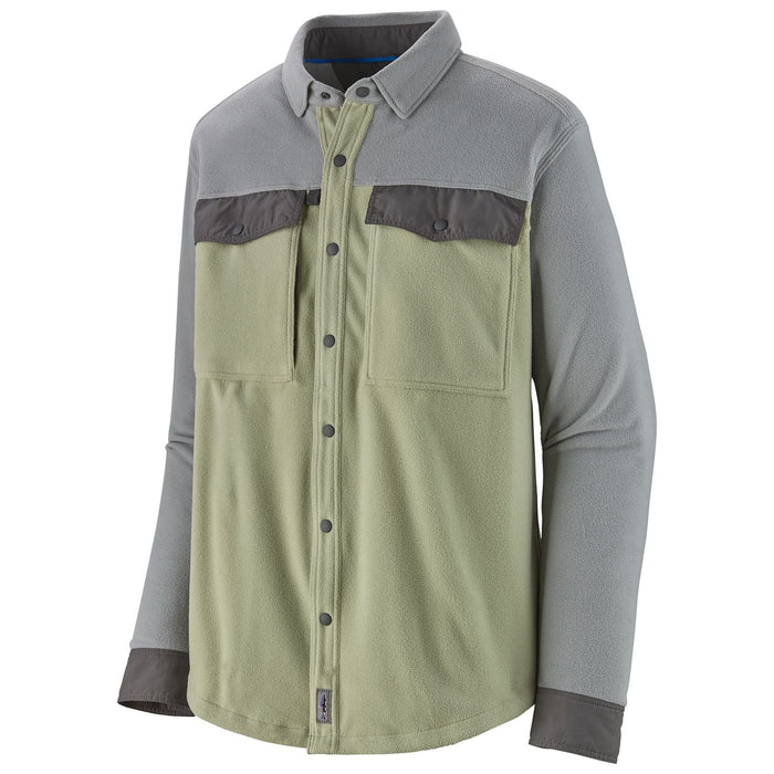 Patagonia Mens Longsleeve Early Rise Snap Shirt Salvia Green Image 01