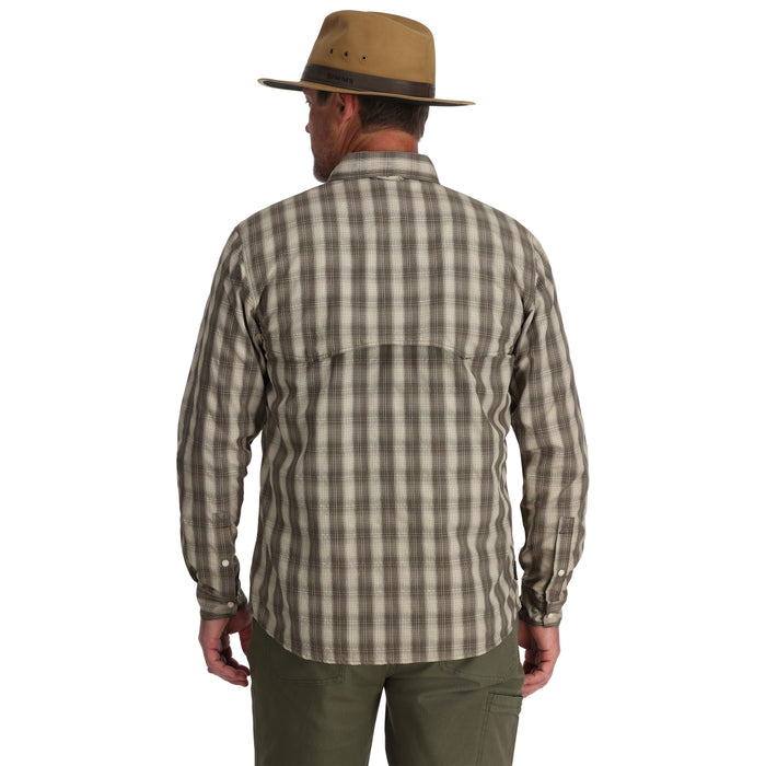 Simms Big Sky LS Shirt Hickory Plaid Image 04