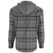 Simms Coldweather Hoody Gunmetal Neo Plaid Image 02