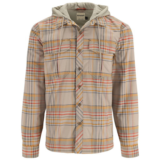 Simms Coldweather Hoody Stone Neo Plaid Image 01