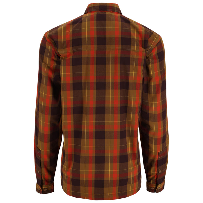 Simms Coldweather LS Shirt Bronzeback Logan Plaid Image 02