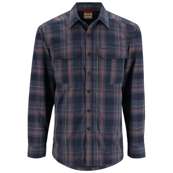 Simms Coldweather LS Shirt Selvedge Logan Plaid Image 01