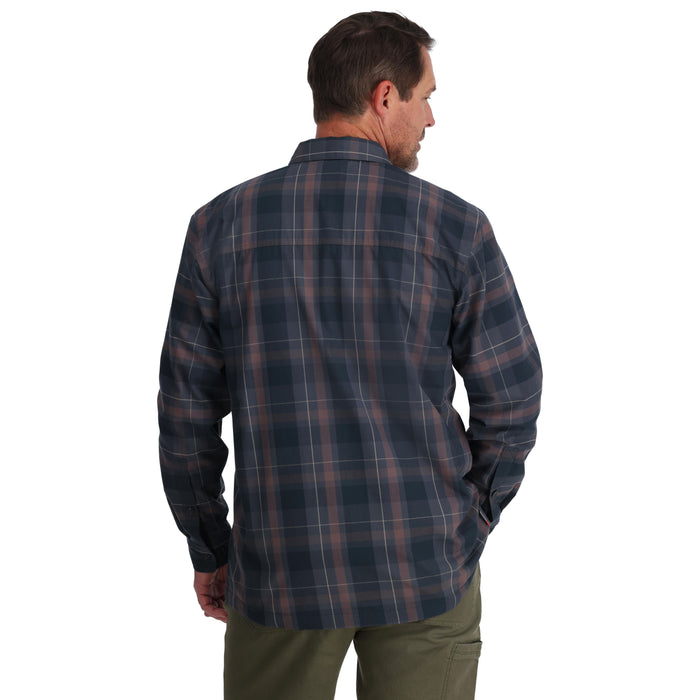 Simms Coldweather LS Shirt Selvedge Logan Plaid Image 04