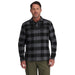 Simms Gallatin Flannel Long Sleeve Shirt Slate Buffalo Check Image 03