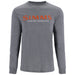 Simms Logo LS T-Shirt Athletic Heather Image 01