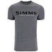 Simms Logo T-Shirt Athletic Heather Image 01