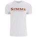 Simms Logo T-Shirt Pure White Image 01