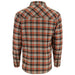 Simms Santee Flannel LS Shirt Stone Shadow Box Plaid Image 02