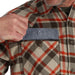 Simms Santee Flannel LS Shirt Stone Shadow Box Plaid Image 05