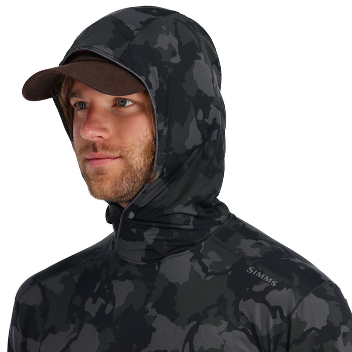 Simms SolarFlex Hoody Regiment Camo Carbon 04