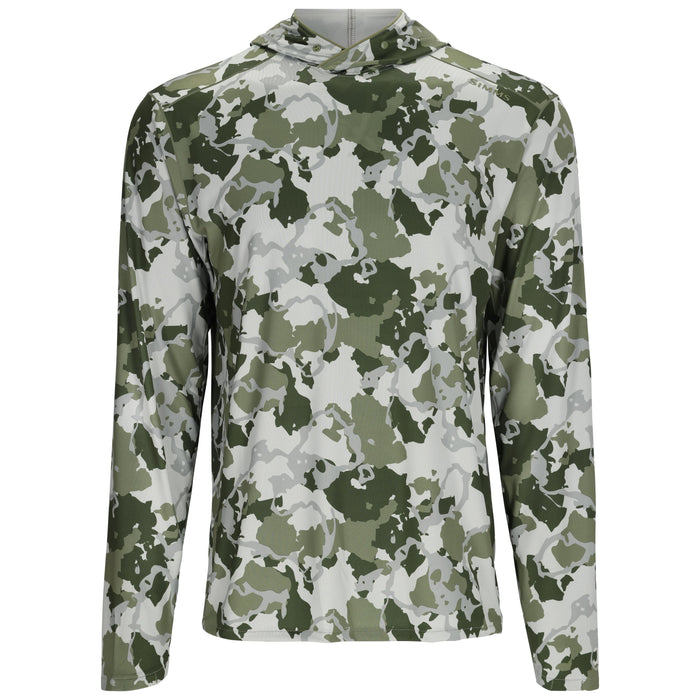 Simms SolarFlex Hoody Regiment Camo Clover Image 01