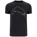 Simms Trout Outline T-Shirt Dark Gunmetal Heather Image 01