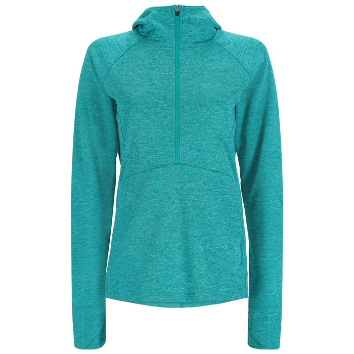 Simms Women's BugStopper Hoody Bluegrass Heather 01