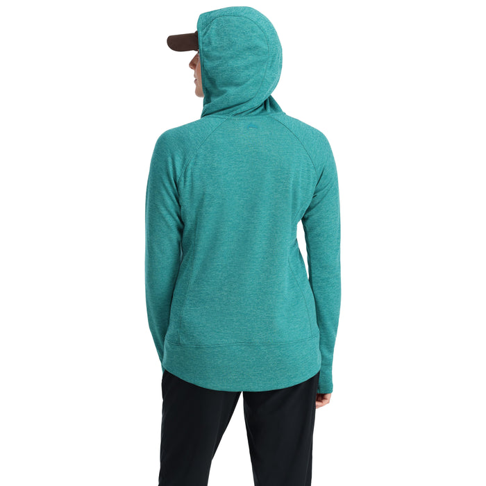 Simms Women's BugStopper Hoody Bluegrass Heather 03