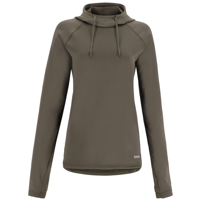 Simms Women's Heavyweight Baselayer Hoody Loden Image 01