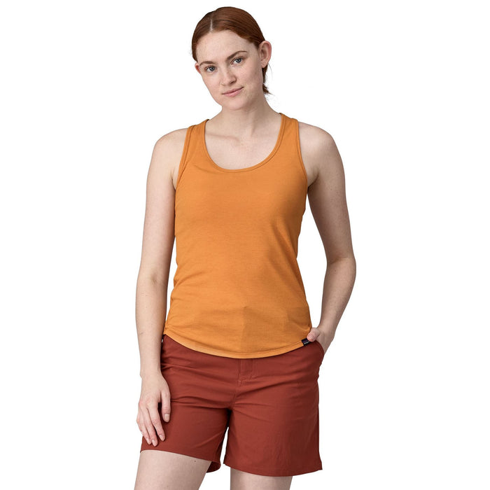 Patagonia Women's Cap Cool Trail Tank Golden Caramel Image 02