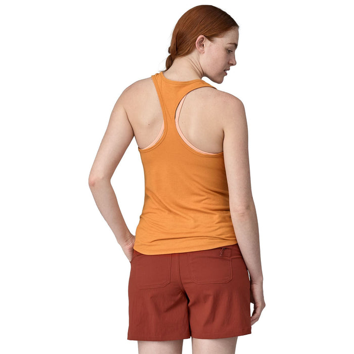 Patagonia Women's Cap Cool Trail Tank Golden Caramel Image 03