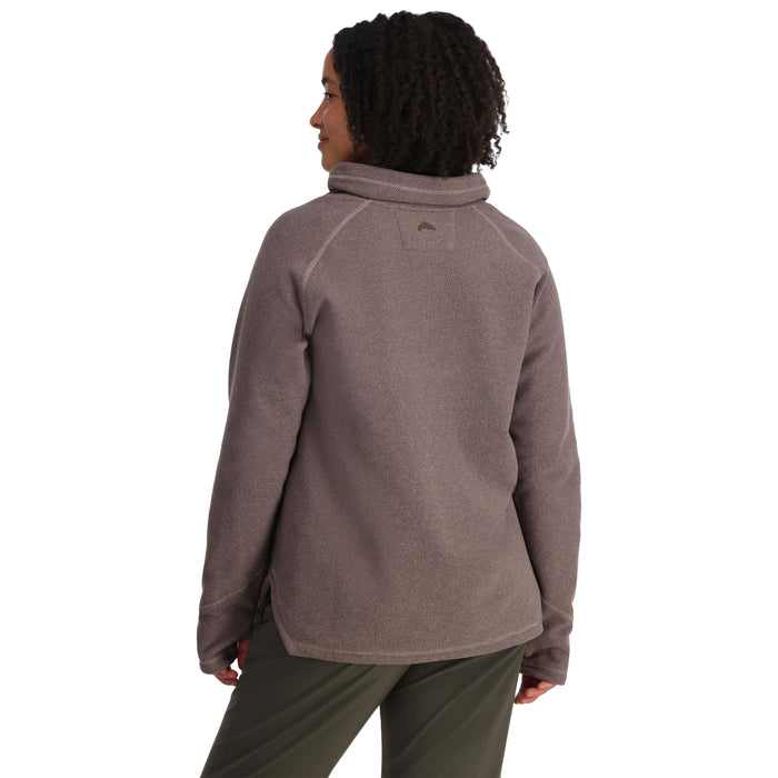 Simms Women's Rivershed Sweater Dolomite Heather Image 04