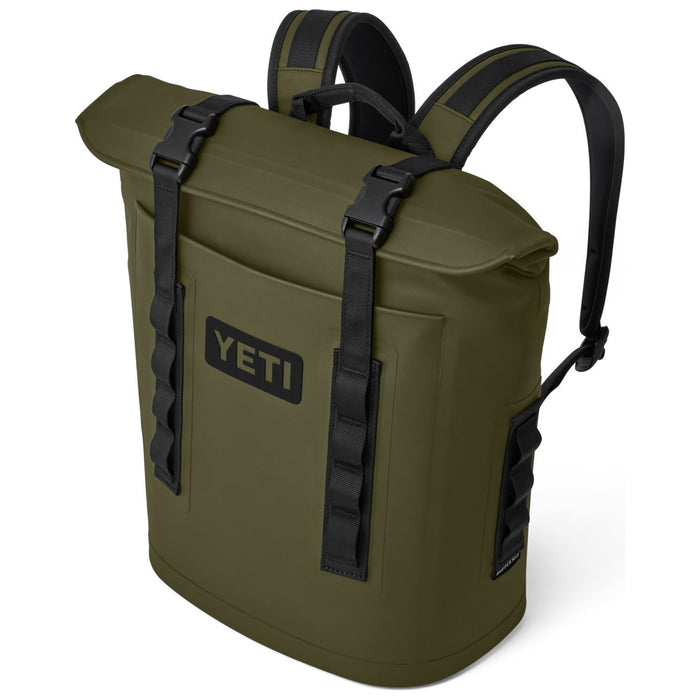 YETI Hopper M12 Backpack Soft Cooler Olive / Black Image 04