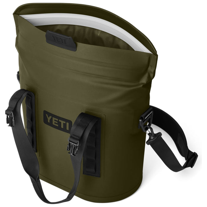 YETI Hopper M15 Soft Cooler Olive / Black Image 03