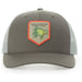 Grundens Bass Popper Trucker Beetle Green/Quarry Image 01