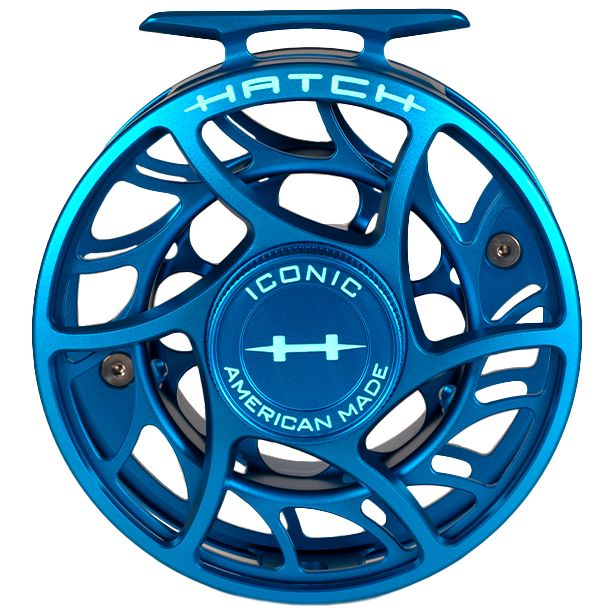 Hatch Custom Kaiju Blue Iconic Limited Edition Large Arbor Fly Reel 7 Plus Image 04