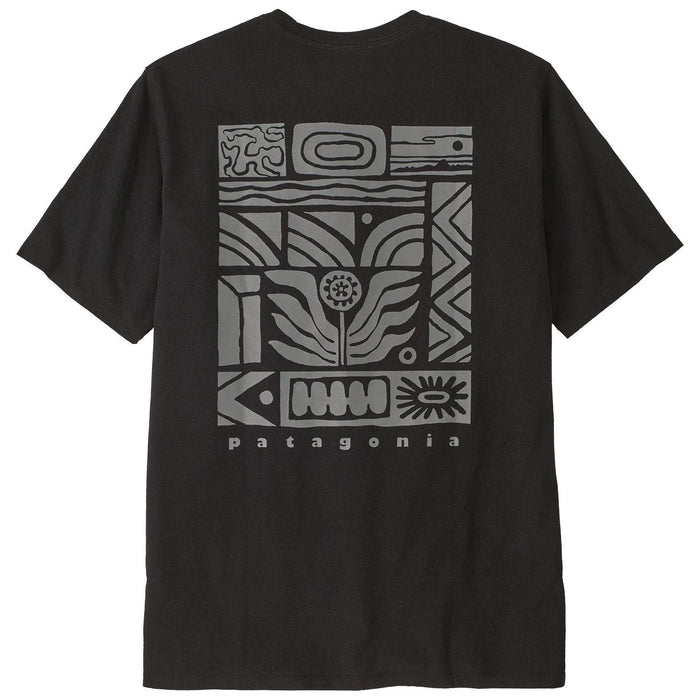 Patagonia Men's Dawn to Dusk Responsibili-Tee Ink Black Image 01