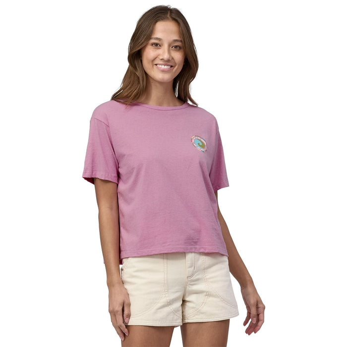 Patagonia Women's Unity Fitz Easy Cut Responsibili-Tee Milkweed Mauve Image 03