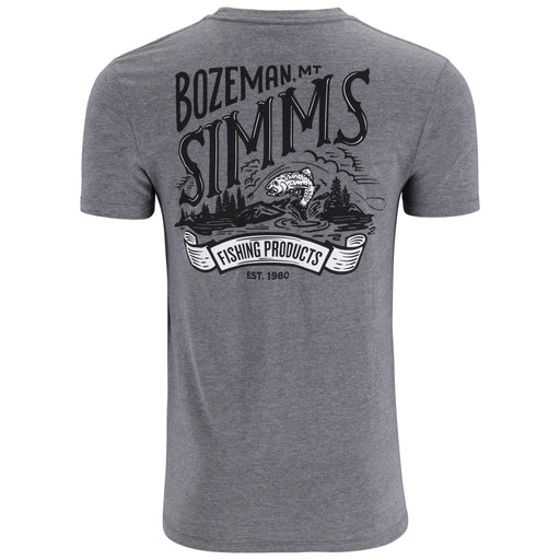 Simms Bozeman Scene T-Shirt Athletic Heather Image 01