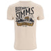 Simms Bozeman Scene T-Shirt Natural Image 01