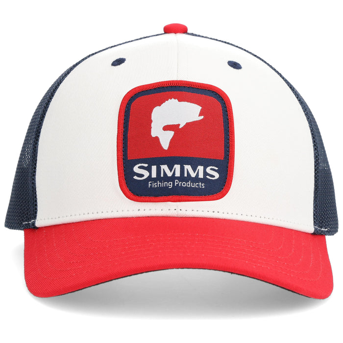 Simms Admiral Steel Bass Icon Trucker Hat