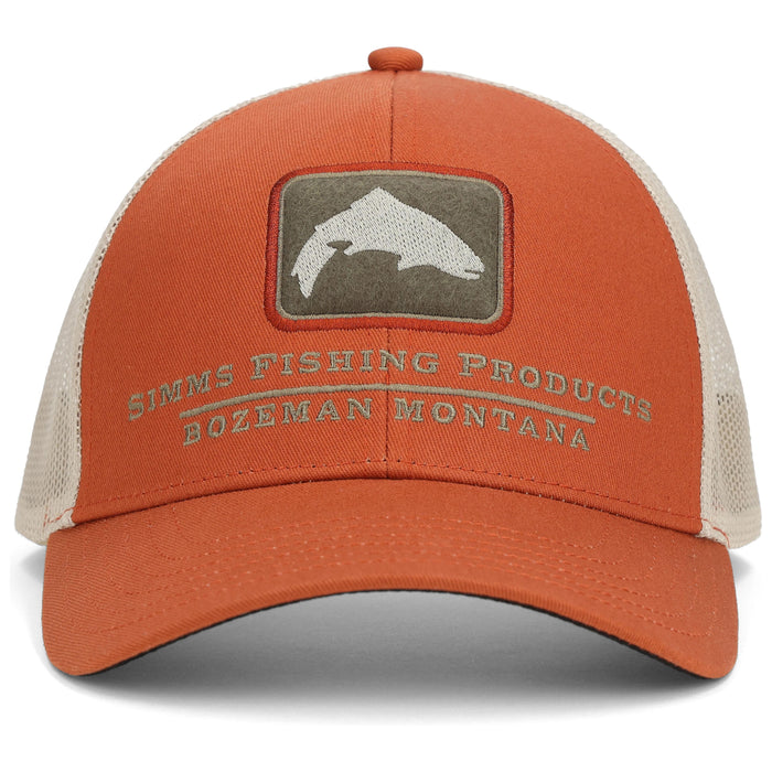 Simms Double Haul Icon Trucker Simms Orange Image 01