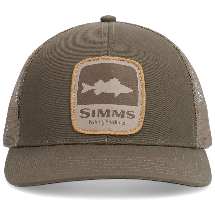 Simms Double Haul Icon Trucker Walleye Dark Stone Image 01