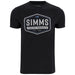 Simms Fly Patch T-Shirt Dark Gunmetal Heather Image 01