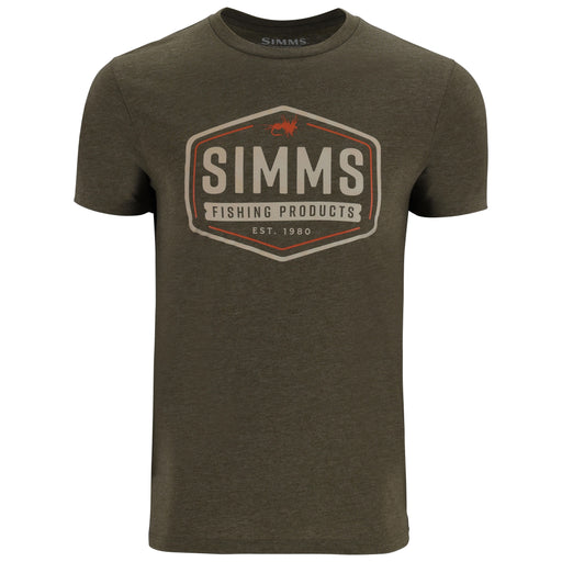 Simms Fly Patch T-Shirt Loden Heather Image 01