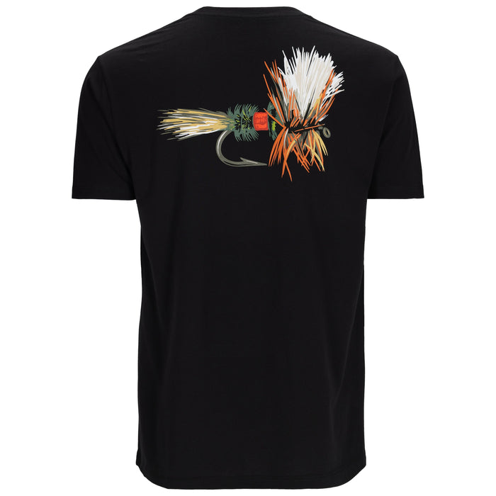 Simms Royal Wulff Fly T-Shirt Black Image 01