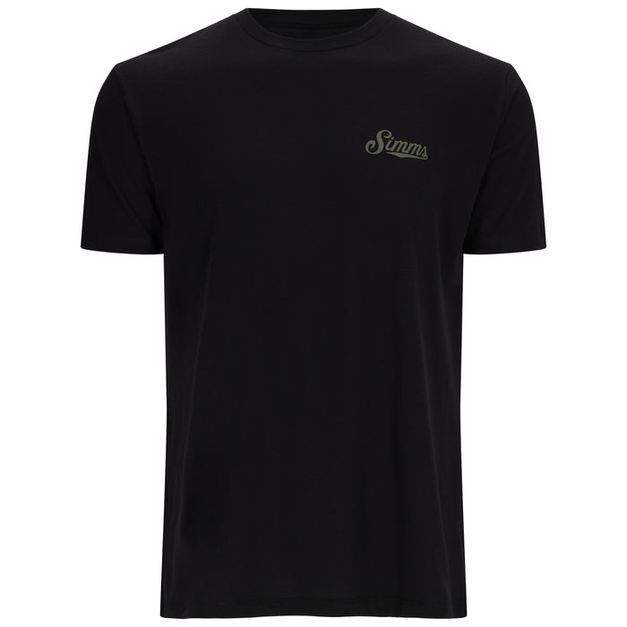 Simms Royal Wulff Fly T-Shirt Black Image 02