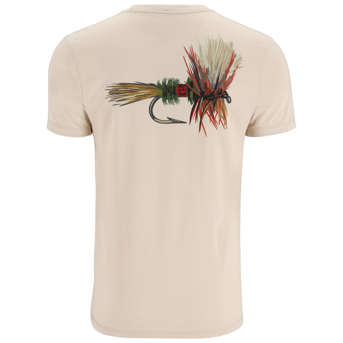 Simms Royal Wulff Fly T-Shirt Natural Image 02